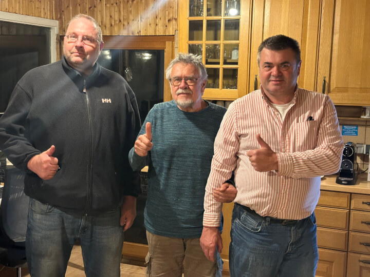 Ein herzliches Dankeschön geht an unseren Wirt Wolfgang und seine Helfer Hans und Karl-Heinz für die ausgezeichnete Bewirtung